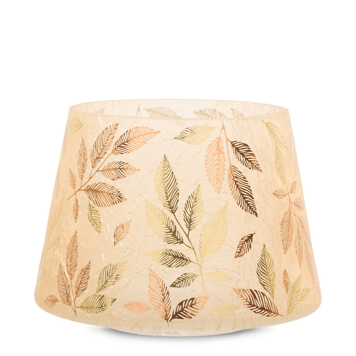Frosted Gold Jar Candle Shade