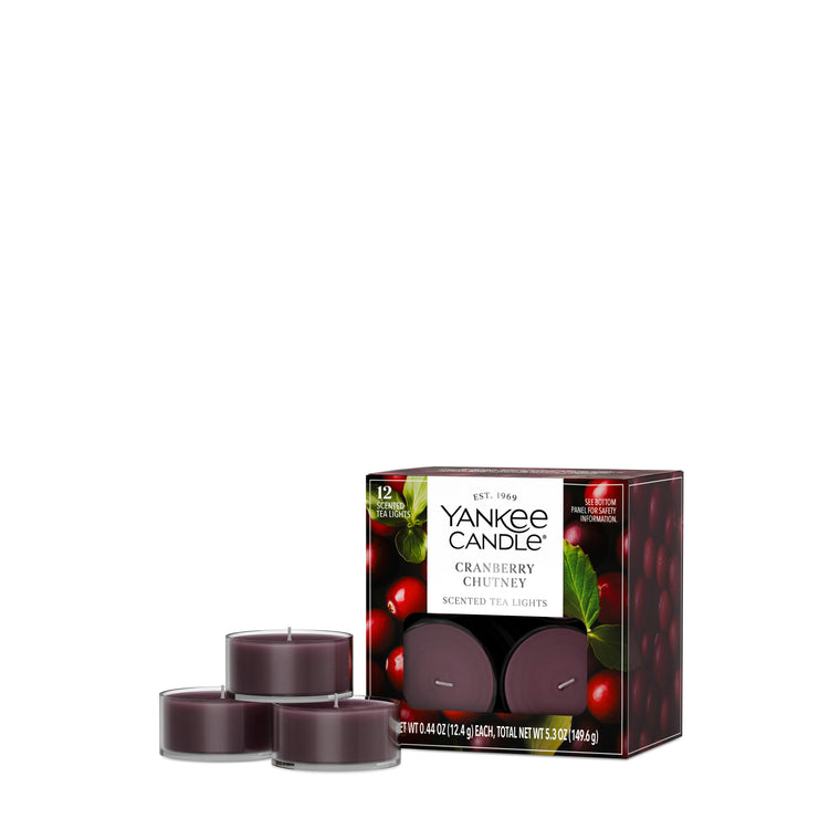 Cranberry Chutney Scented Tea Light Candles A5