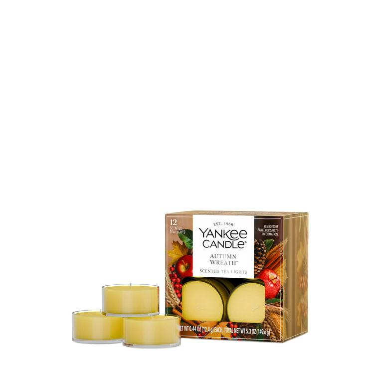 Autumn Wreath™ Scented Tea Light Candles L7