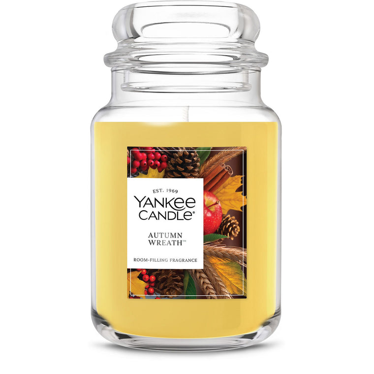 Autumn Wreath™ Original Large Jar Candle P4
