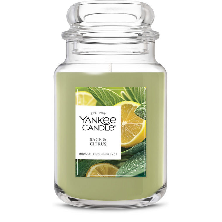 Sage & Citrus Original Large Jar Candle H1
