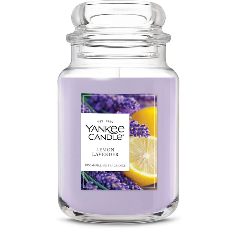 Lemon Lavender Original Large Jar Candle D1