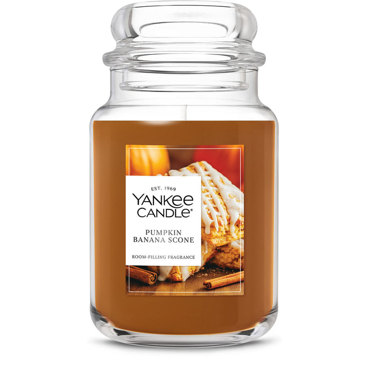 Pumpkin Banana Scone Original Large Jar Candle X9