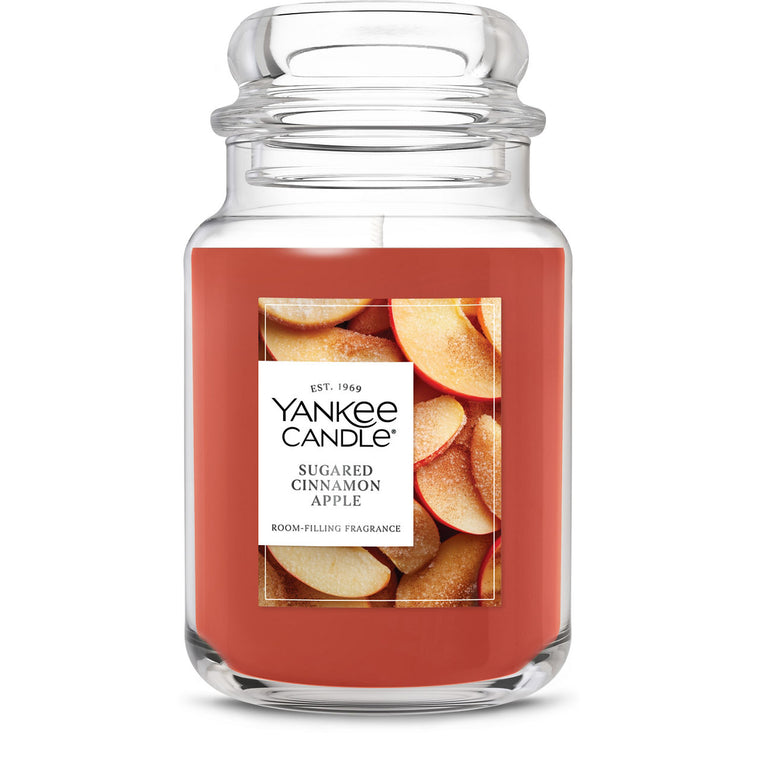 Sugared Cinnamon Apple Original Large Jar Candle C4