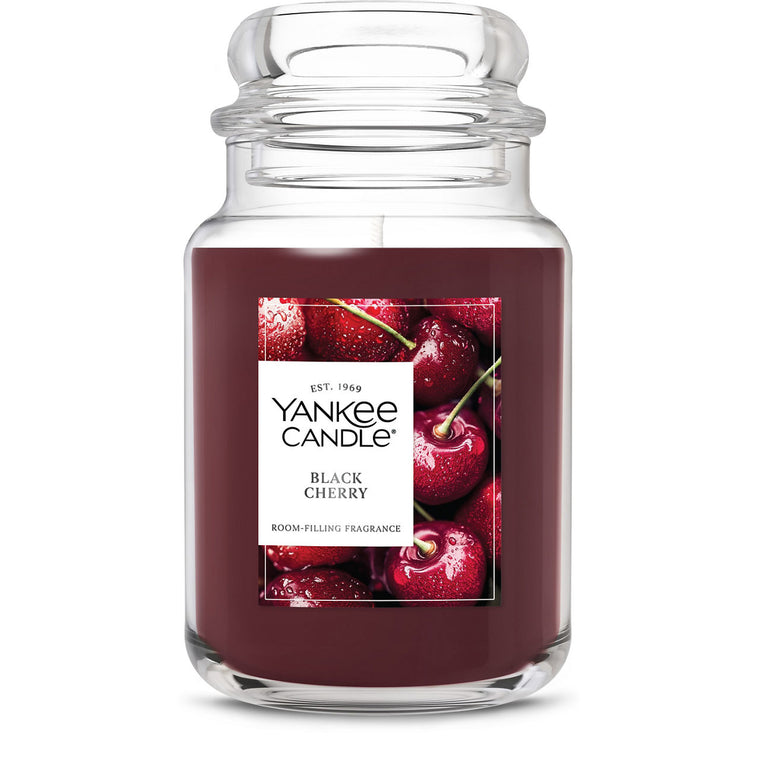 Black Cherry Original Large Jar Candle Y8