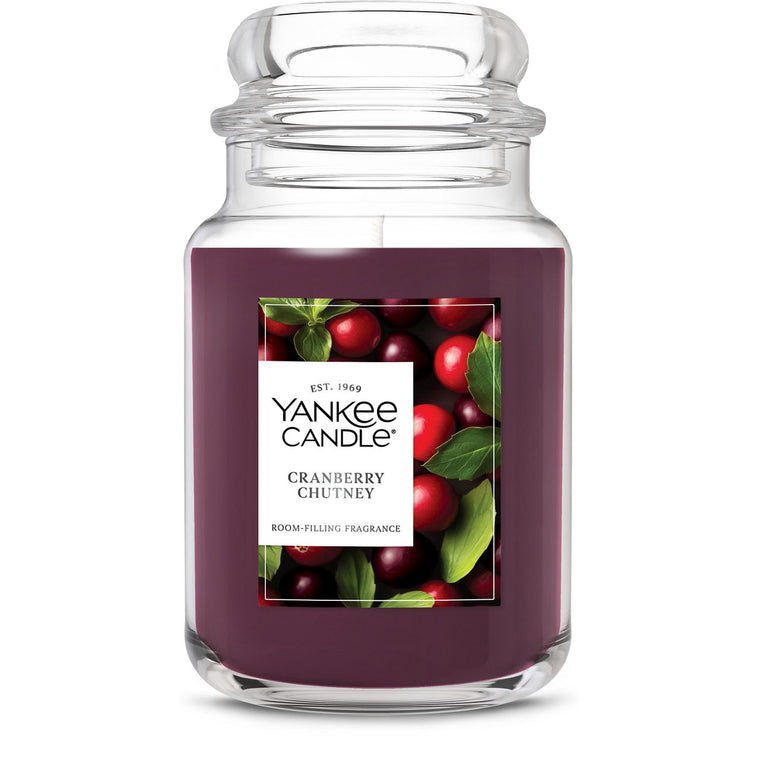 Cranberry Chutney Original Large Jar Candle K6