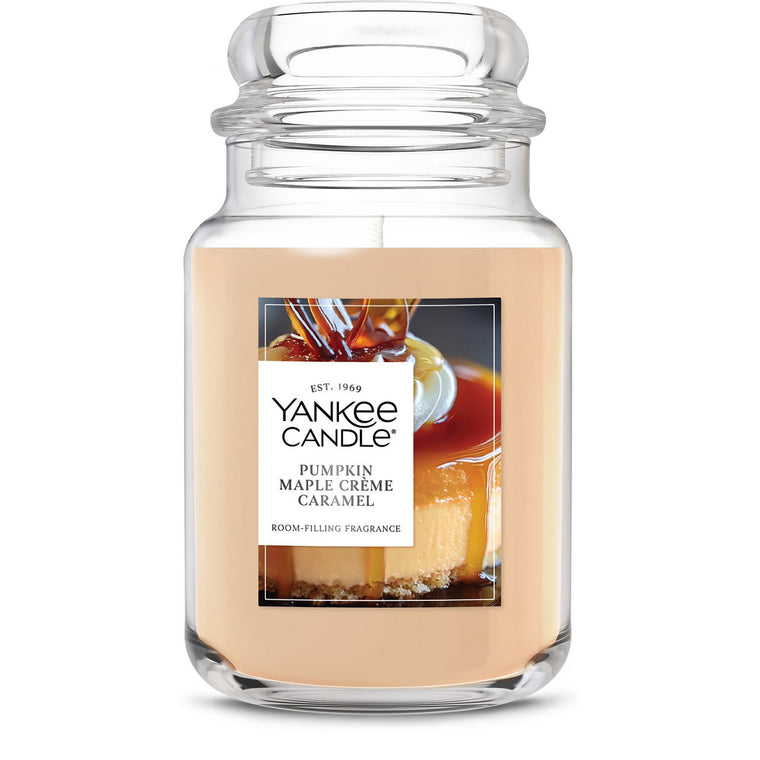 Pumpkin Maple Crème Caramel Original Large Jar Candle V5