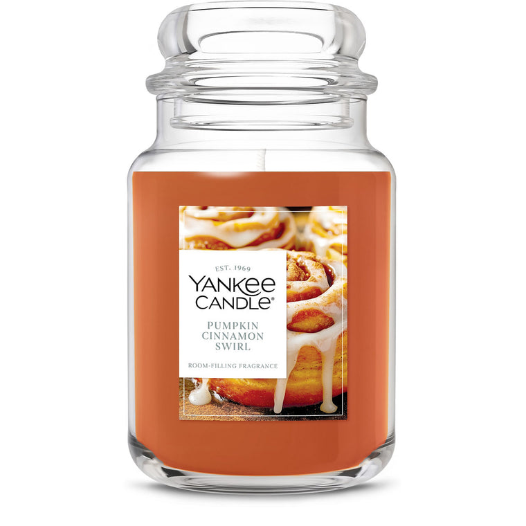Pumpkin Cinnamon Swirl Original Large Jar Candle W0