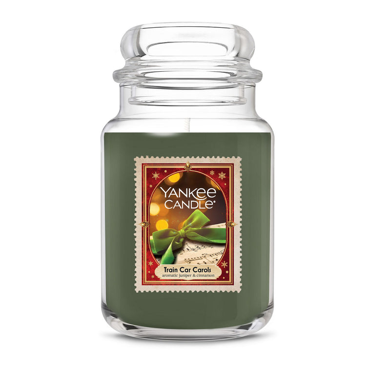 Train Car Carols Original Large Jar Candle R5