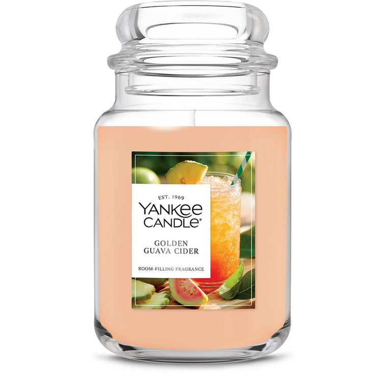 Golden Guava Cider Original Large Jar Candle Q2