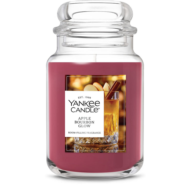 Apple Bourbon Glow Original Large Jar Candle P0