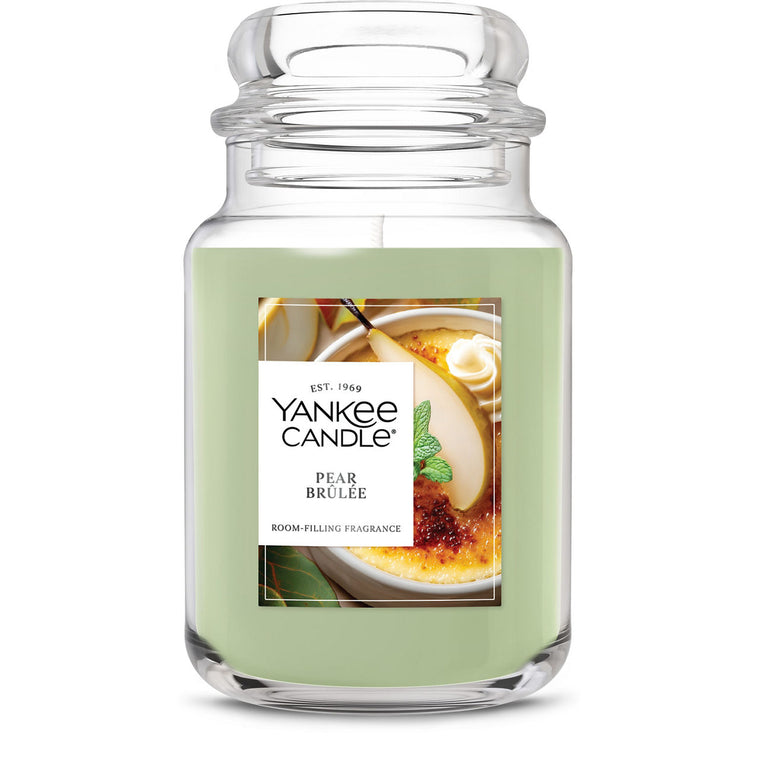 Pear Brûlée Original Large Jar Candle Z9