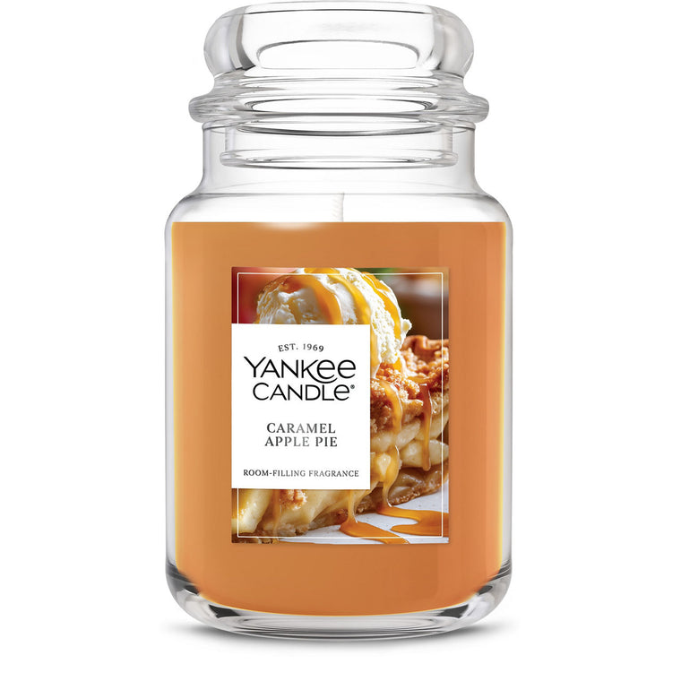 Caramel Apple Pie Original Large Jar Candle O2