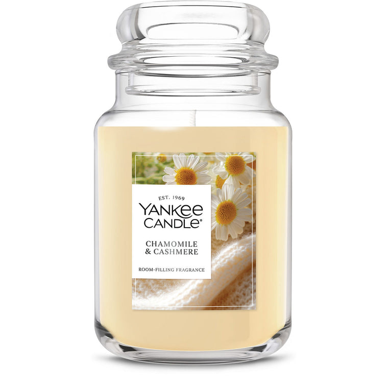 Chamomile & Cashmere Original Large Jar Candle W0