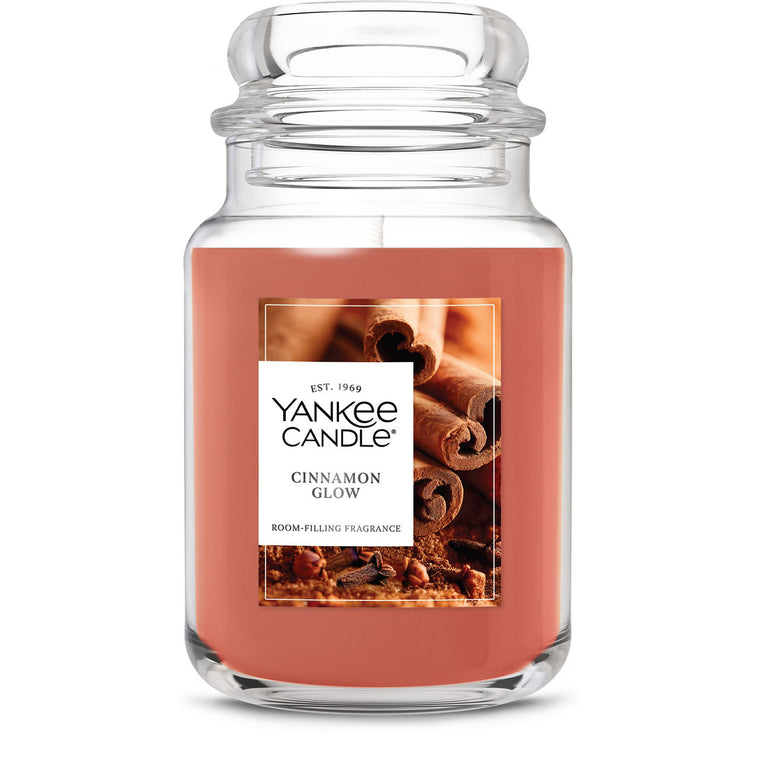 Cinnamon Glow Original Large Jar Candle K8