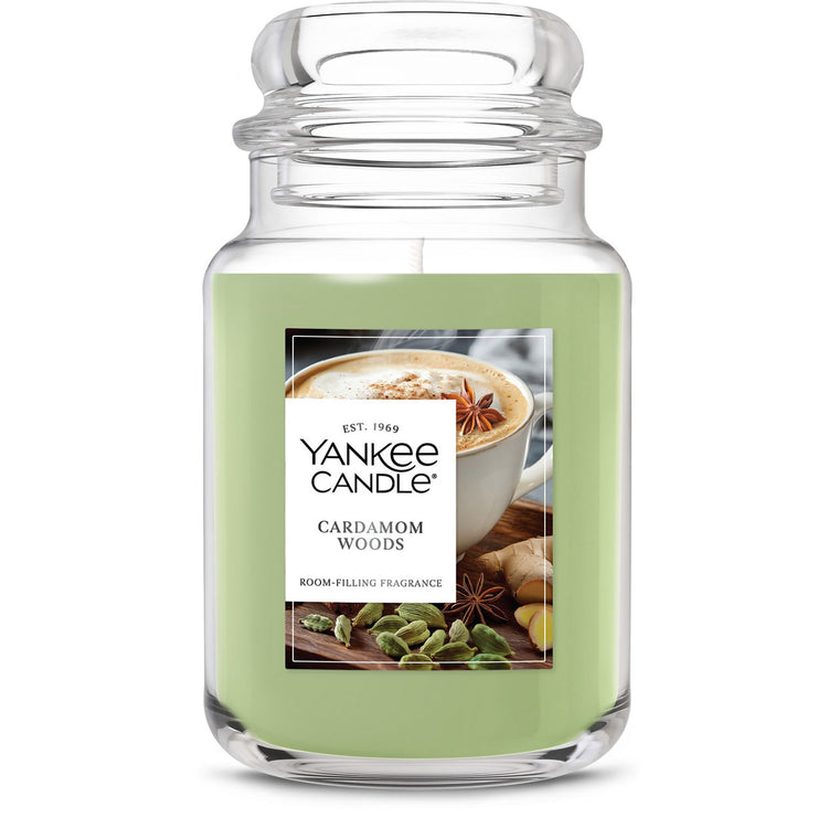 Cardamom Woods Original Large Jar Candle S7