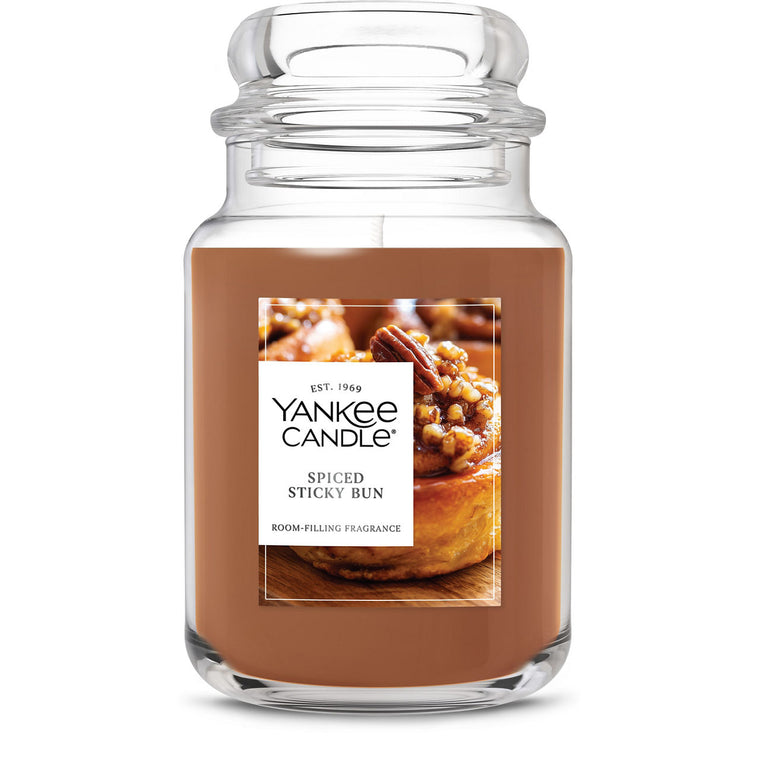 Spiced Sticky Bun Original Large Jar Candle D7