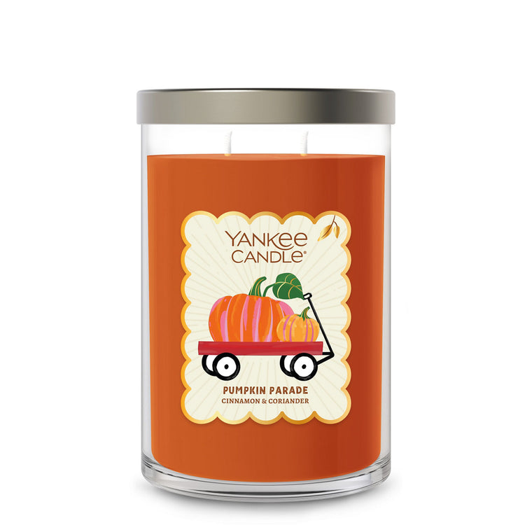 Pumpkin Parade Large Tumbler Candle I8
