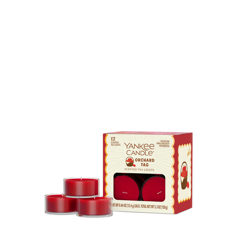 Orchard Tag Scented Tea Light Candles U0