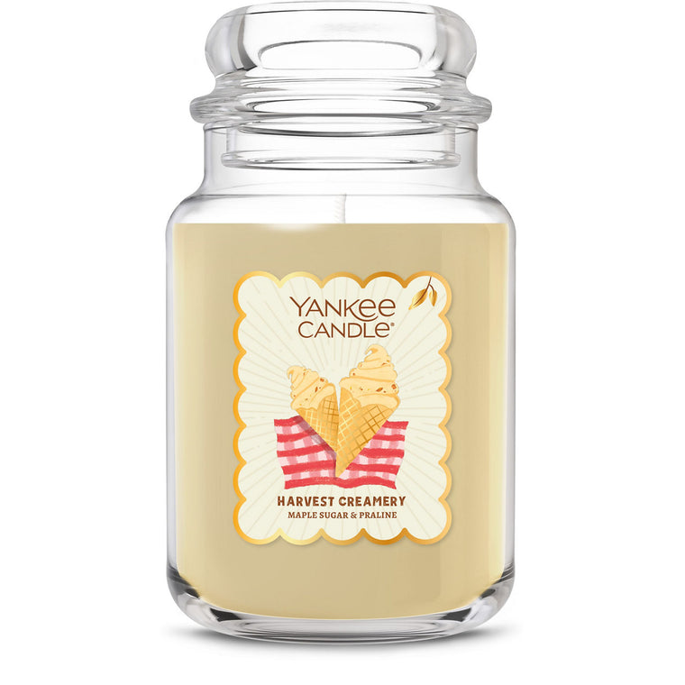 Harvest Creamery Original Large Jar Candle E8