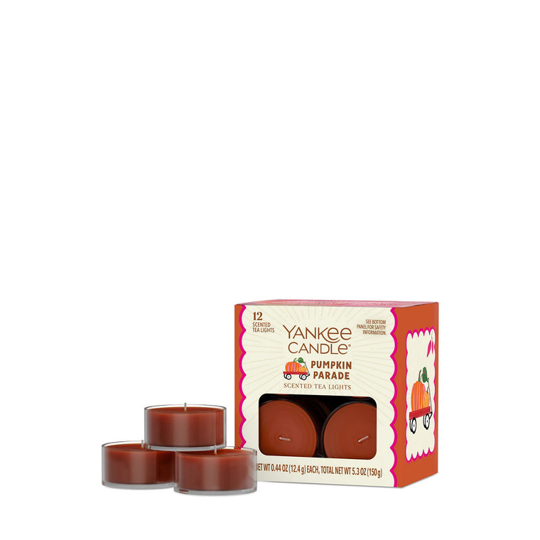 Pumpkin Parade Scented Tea Light Candles X5