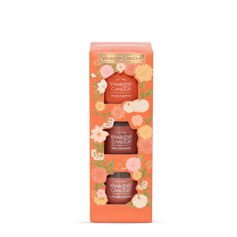Pumpkin Season Minis Candle Gift Set Trio I6