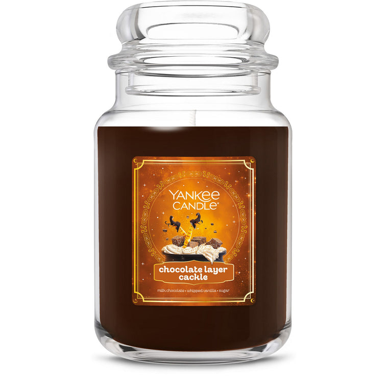 Chocolate Layer “Cackle” Original Large Jar Candle Q0