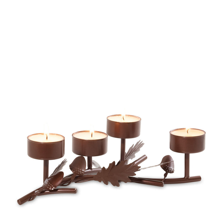 Acorn Branch Tea Light Candle Holder V1