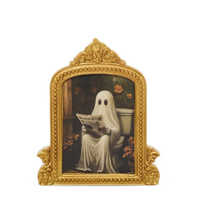 Reading Ghost Portrait Tea Light Candle Holder K9
