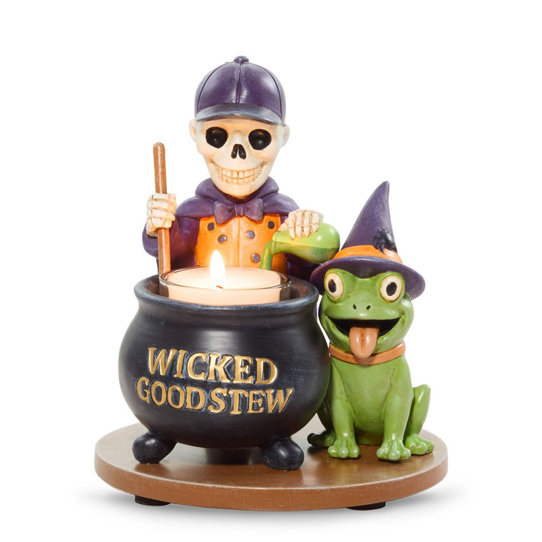 Bonebury Lane Wicked Good Tea Light Candle Holder J1