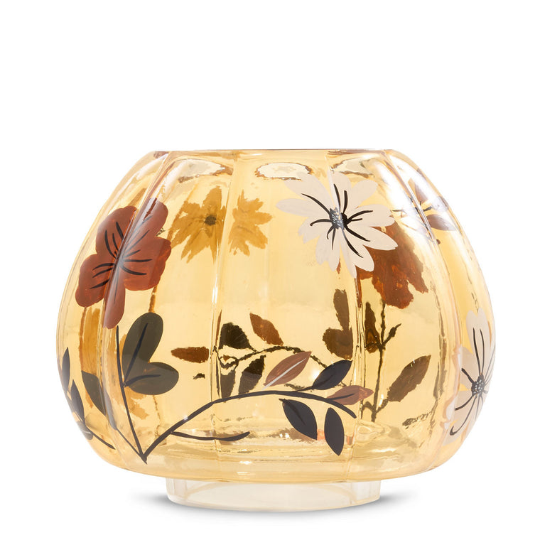 Flower Pumpkin Jar Candle Shade Z0
