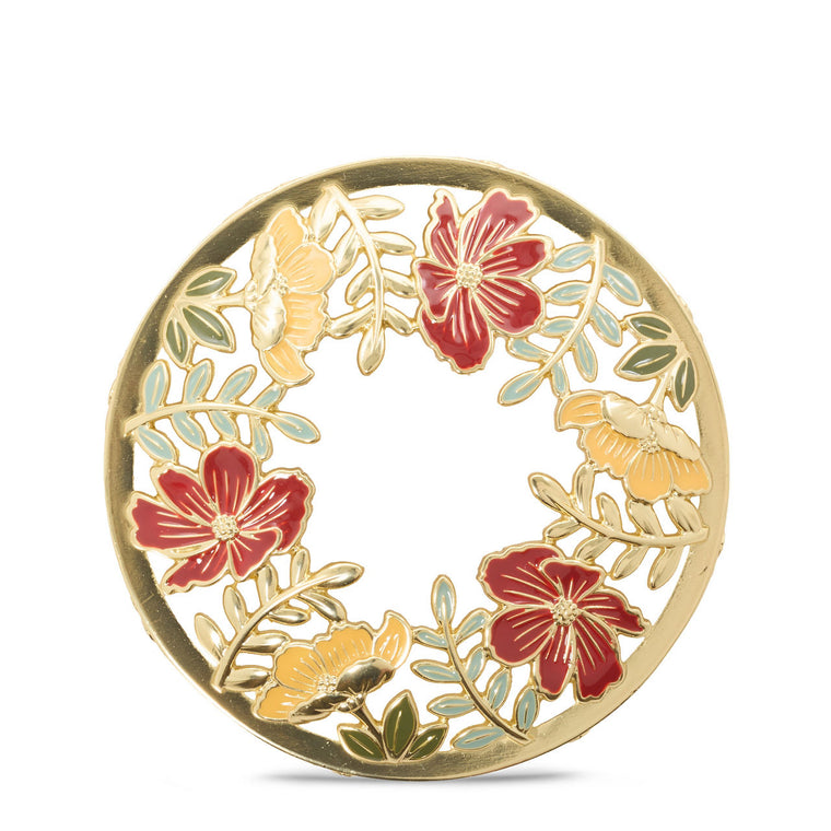 Fall Color Leaves Illuma-Lid® Jar Candle Topper F6