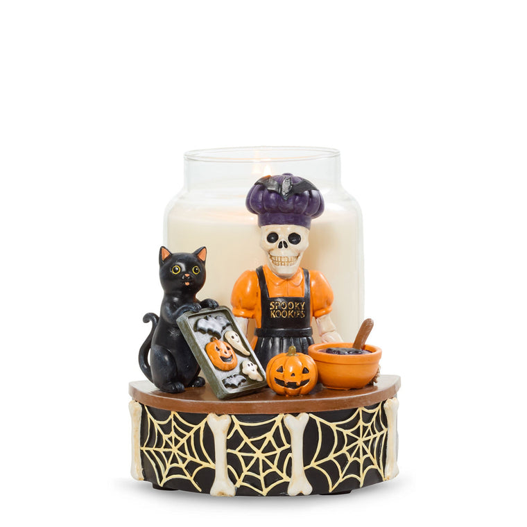 Bonebury Lane Spooky Kookies Jar Candle Holder M1